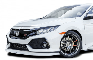 Honda Civic Front Lip Spoiler - GReddy - Carbon - 2017 Honda Civic Front Lip Spoiler - GReddy - Carbon - 2017